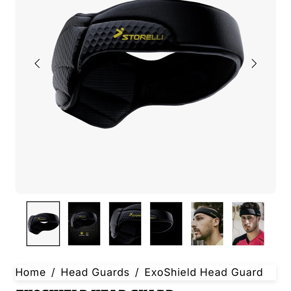Kids Black Head Guard